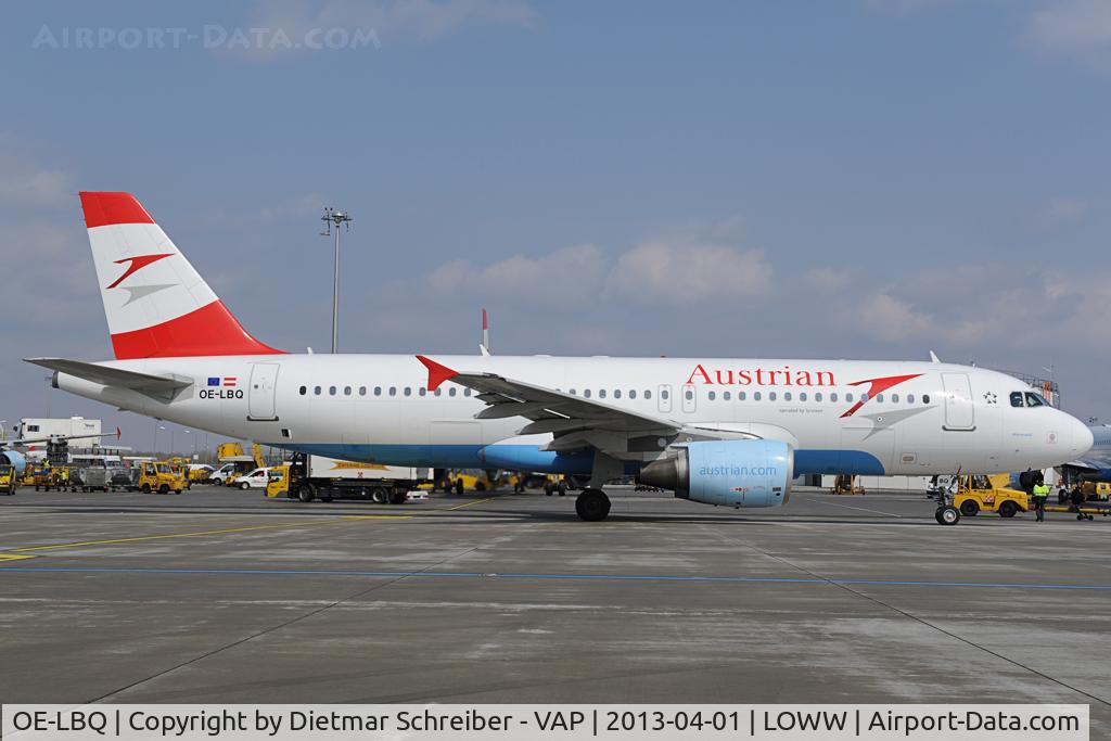 OE-LBQ, 1999 Airbus A320-214 C/N 1137, Austrian Airlines Airbus 320 with Tyrolean sticker