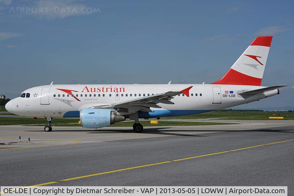 OE-LDE, 2005 Airbus A319-112 C/N 2494, Austrian Airlines Airbus 319 with Tyrolean sticker