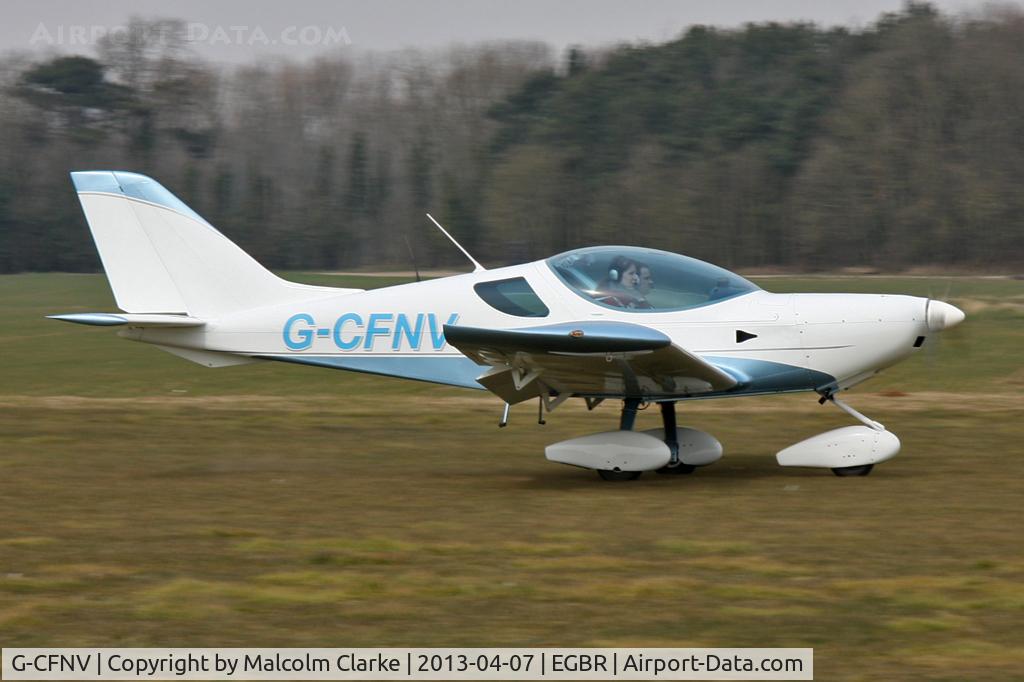 G-CFNV, 2009 CZAW SportCruiser C/N LAA 338-14844, CZAW SportCruiser at The Real Aeroplane Club's Spring Fly-In, Breighton Airfield, April 2013.