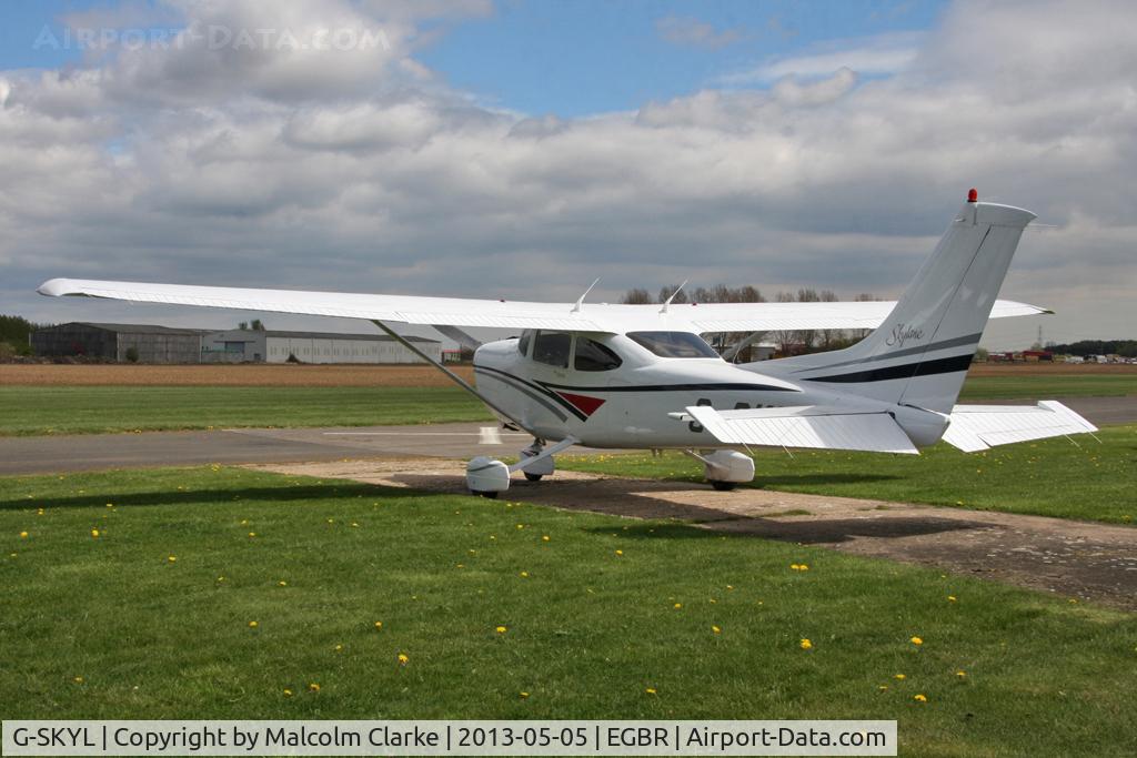 G-SKYL, 1998 Cessna 182S Skylane C/N 18280176, Cessna 182S Skylane at The Real Aeroplane Club's May-hem Fly-In, Breighton Airfield, May 2013.