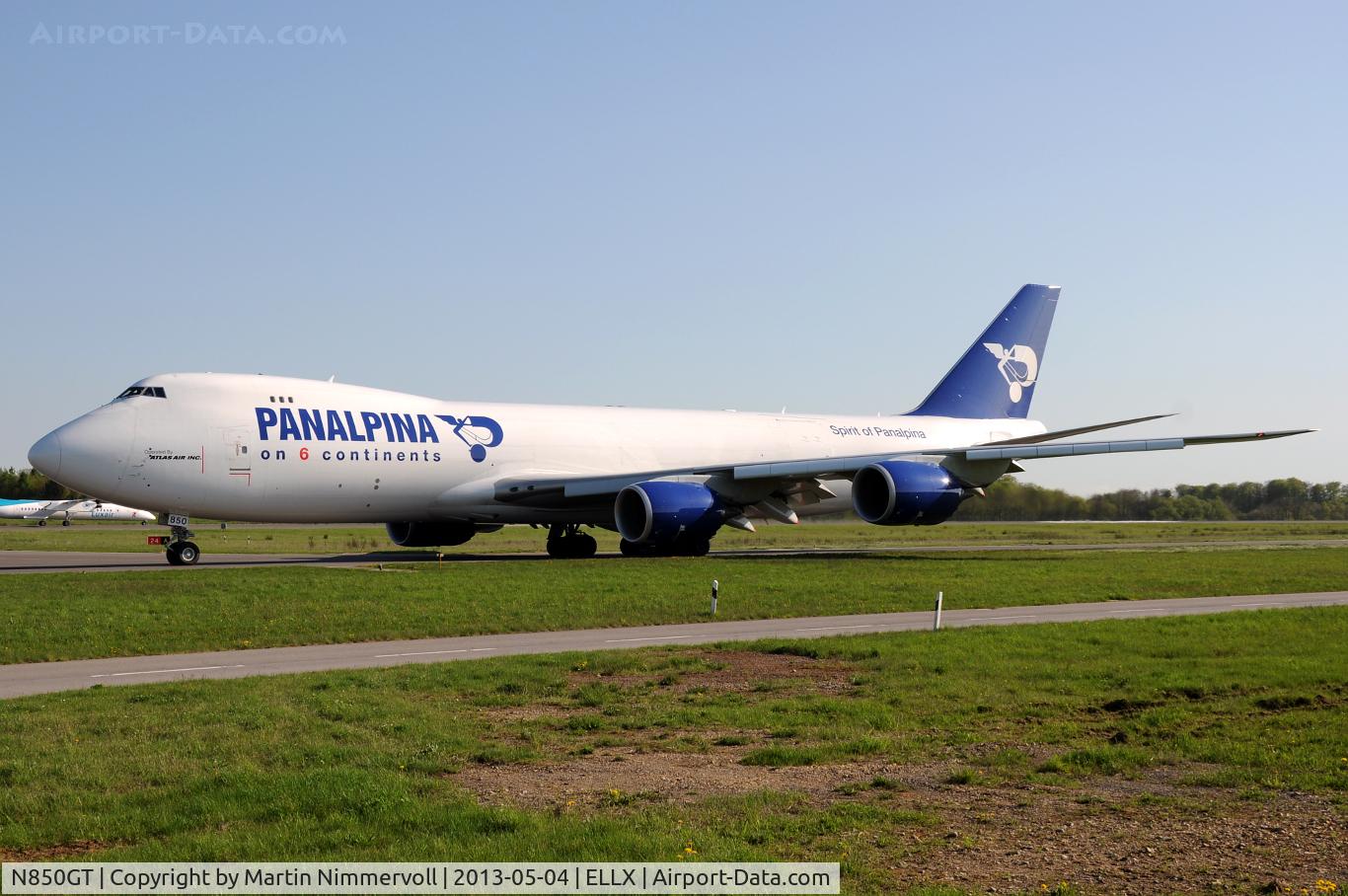 N850GT, 2012 Boeing 747-87UF/SCD C/N 37570, Panalpina (Atlas Air)