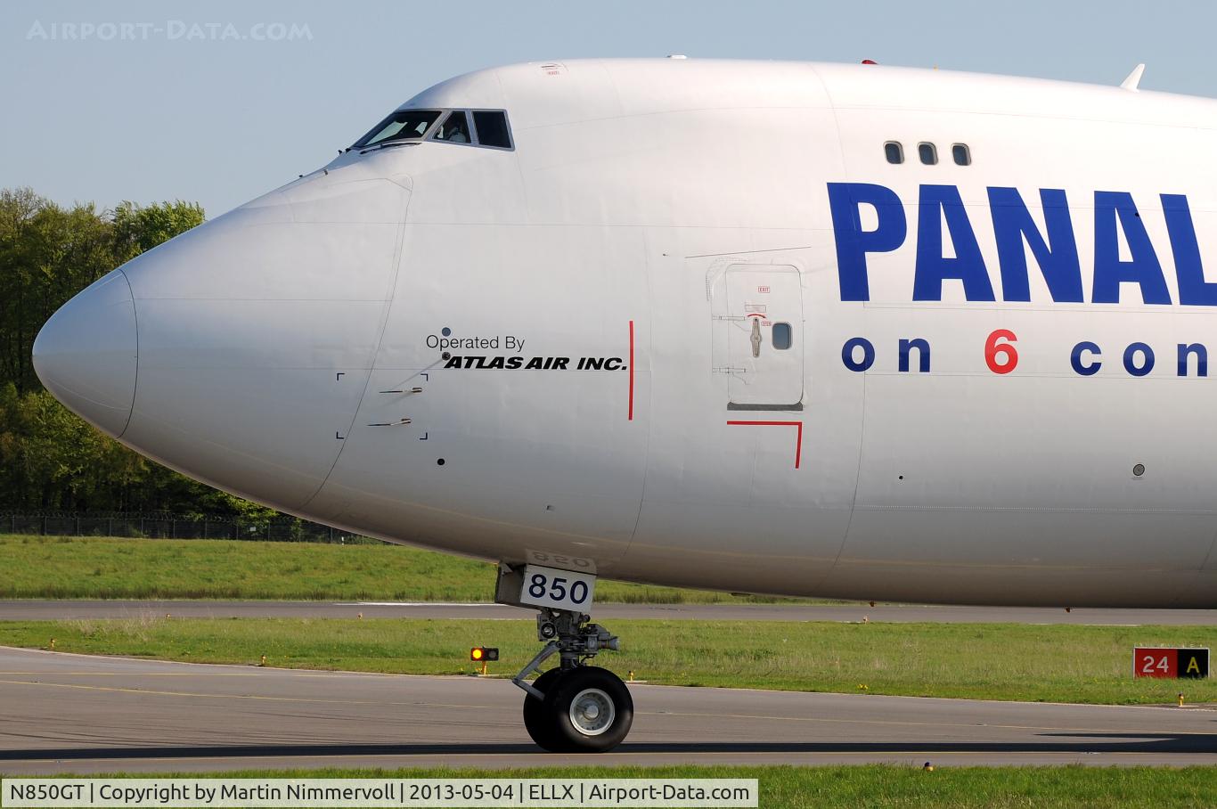 N850GT, 2012 Boeing 747-87UF/SCD C/N 37570, Panalpina (Atlas Air)