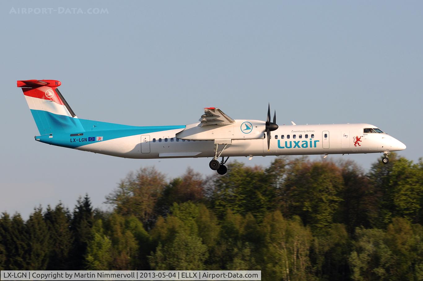 LX-LGN, 2012 De Havilland Canada DHC-8-402Q Dash 8 C/N 4426, Luxair