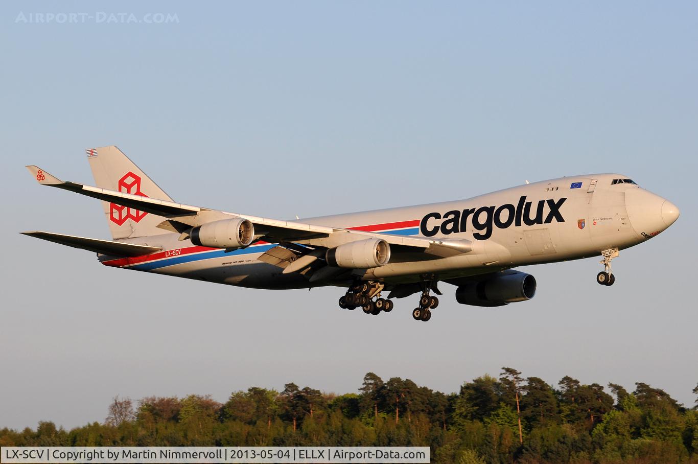 LX-SCV, 2001 Boeing 747-4R7F/SCD C/N 29733, Cargolux