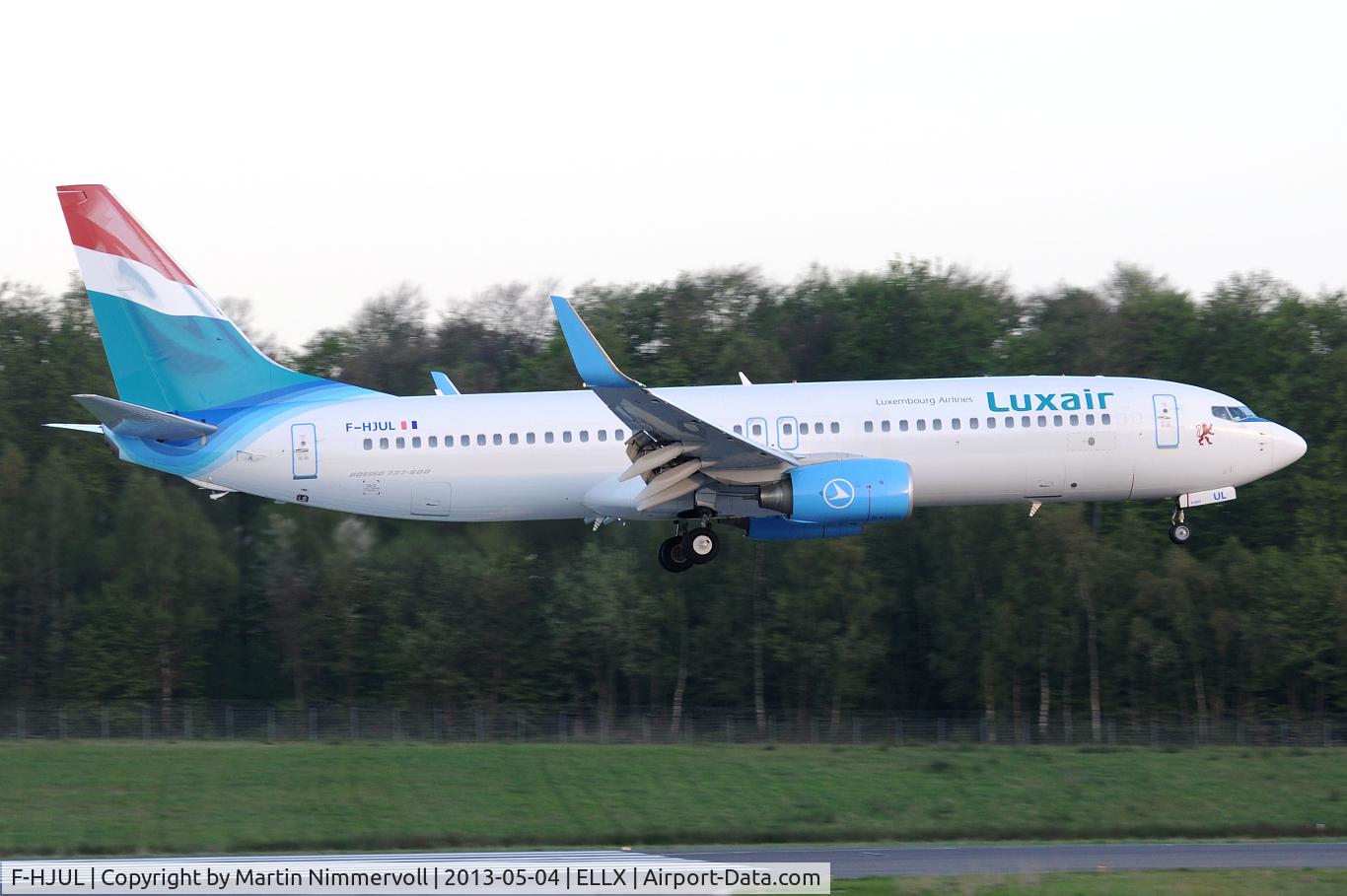 F-HJUL, 2011 Boeing 737-8Q8 C/N 38819, Luxair (XL Airways)