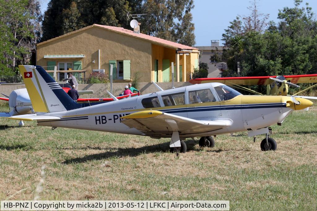 HB-PNZ, 1970 Piper PA-24-260 Comanche C/N 24-4934, Parked