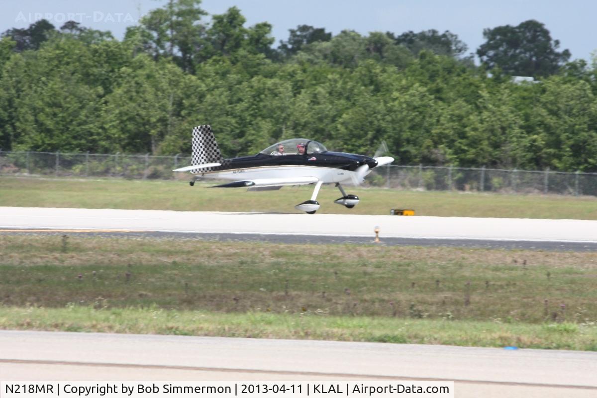 N218MR, Vans RV-8 C/N 82011, Arriving at Sun N Fun 2013 - Lakeland, FL
