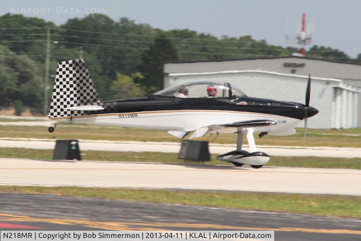 N218MR, Vans RV-8 C/N 82011, Arriving at Sun N Fun 2013 - Lakeland, FL