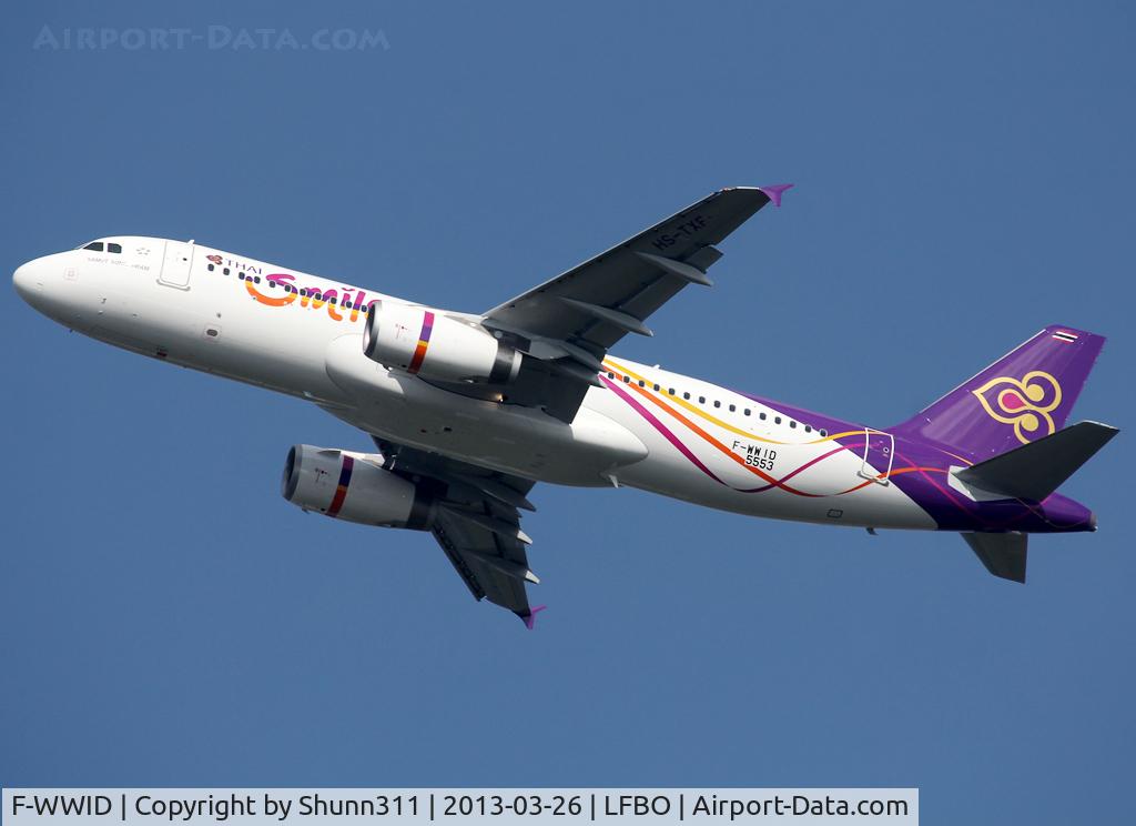 F-WWID, 2013 Airbus A320-232 C/N 5553, C/n 5553 - To be HS-TXF