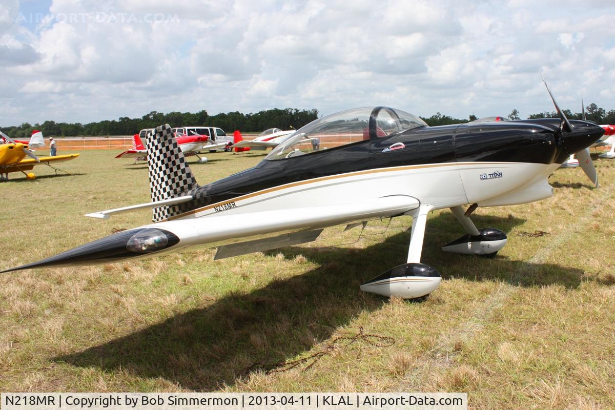 N218MR, Vans RV-8 C/N 82011, Arriving at Sun N Fun 2013 - Lakeland, FL