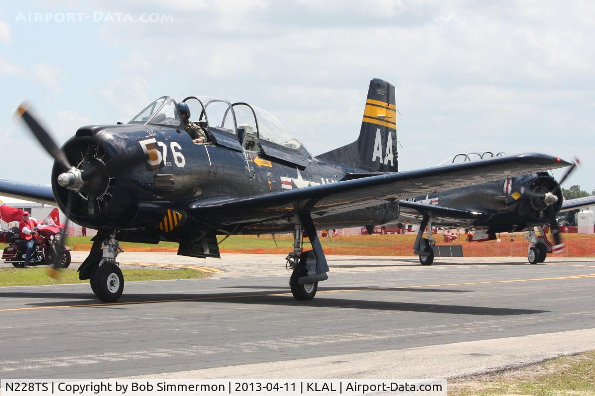 N228TS, 1954 North American T-28D Trojan C/N 200-422, Sun N Fun 2013 - Lakeland, FL
