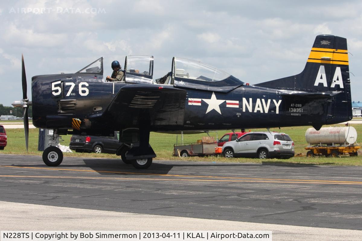 N228TS, 1954 North American T-28D Trojan C/N 200-422, Sun N Fun 2013 - Lakeland, FL