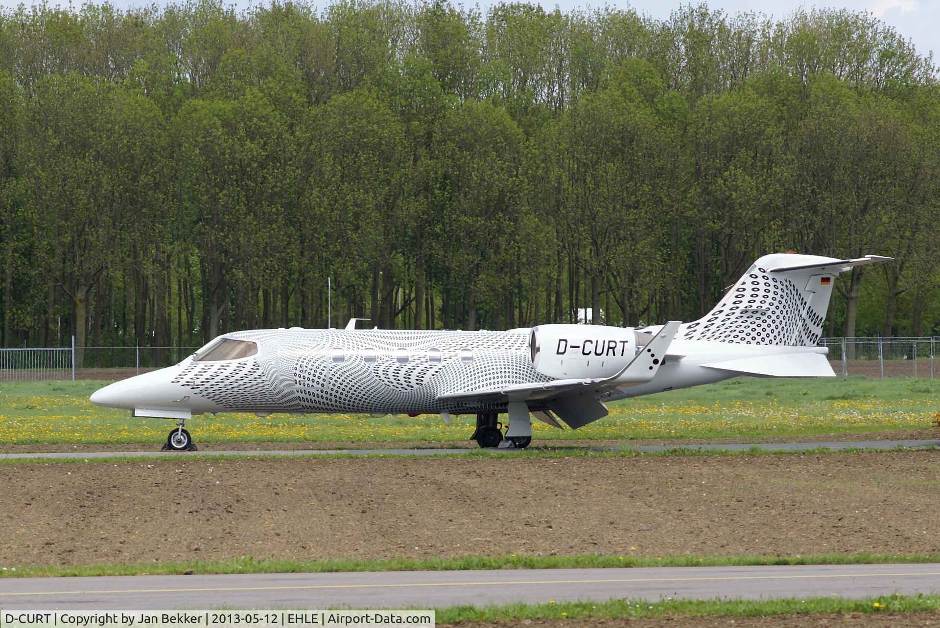 D-CURT, 1991 Learjet 31A C/N 31A-042, In front of QAPS at Lelystad Airport