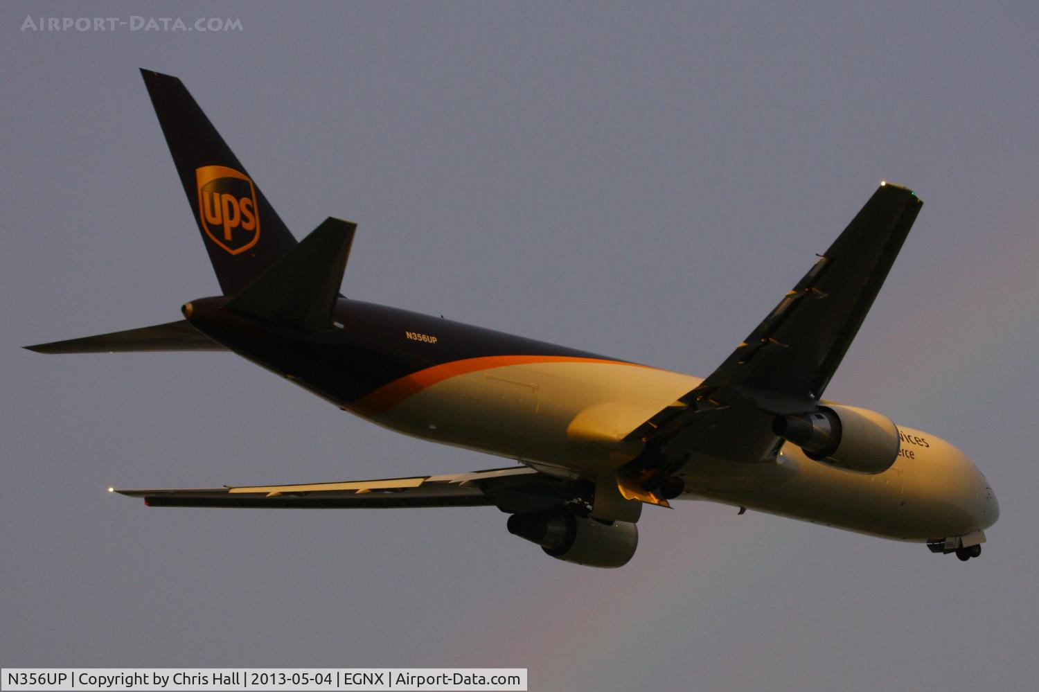 N356UP, 2013 Boeing 767-34AF/ER C/N 37869, United Parcel Service (UPS)