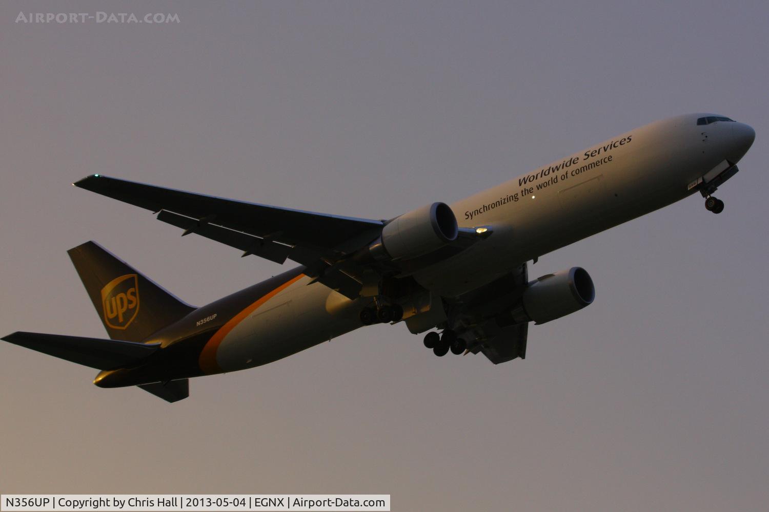 N356UP, 2013 Boeing 767-34AF/ER C/N 37869, United Parcel Service (UPS)