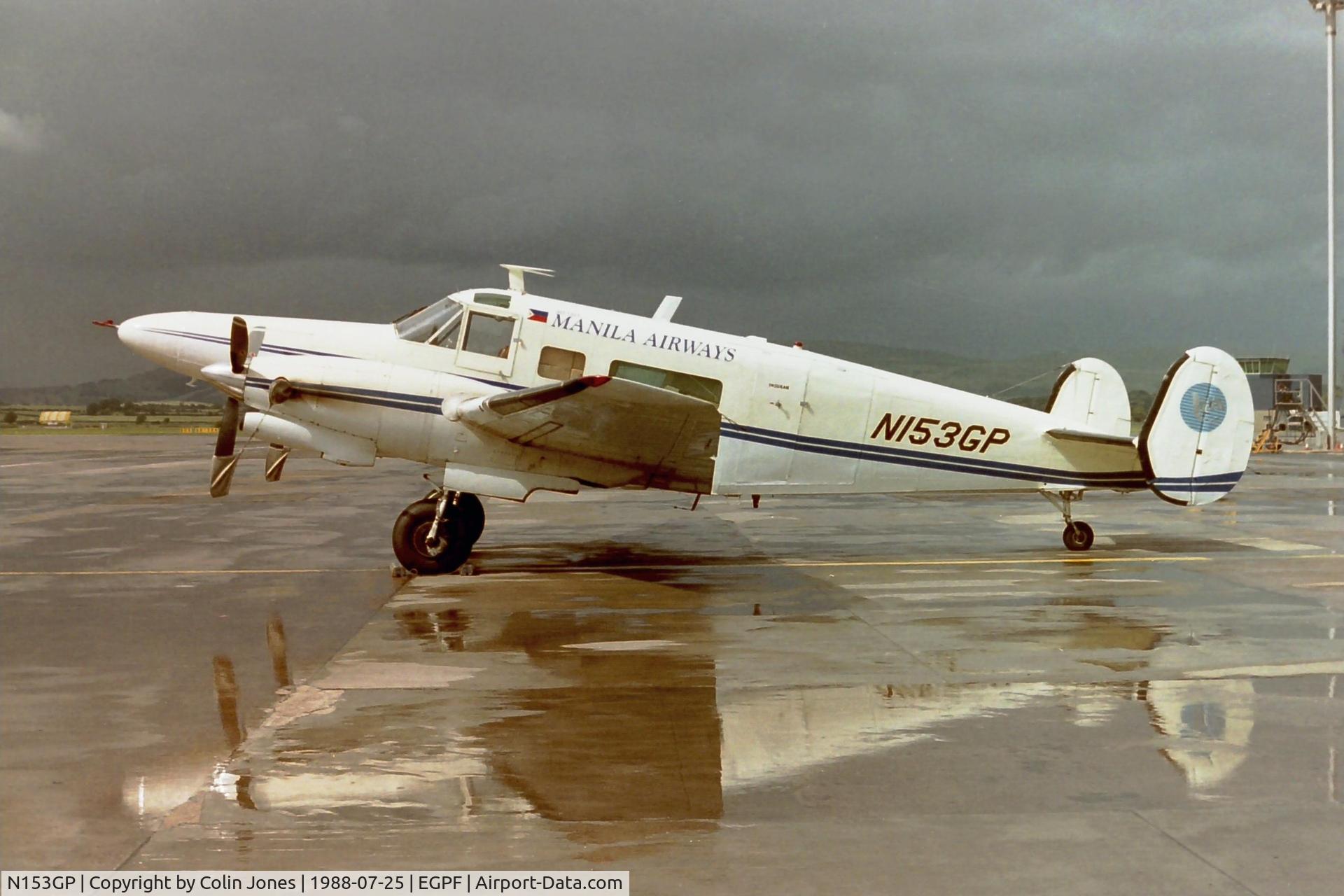 N153GP, Beech H-18 C/N BA-713, ex-Mountain Air Cargo