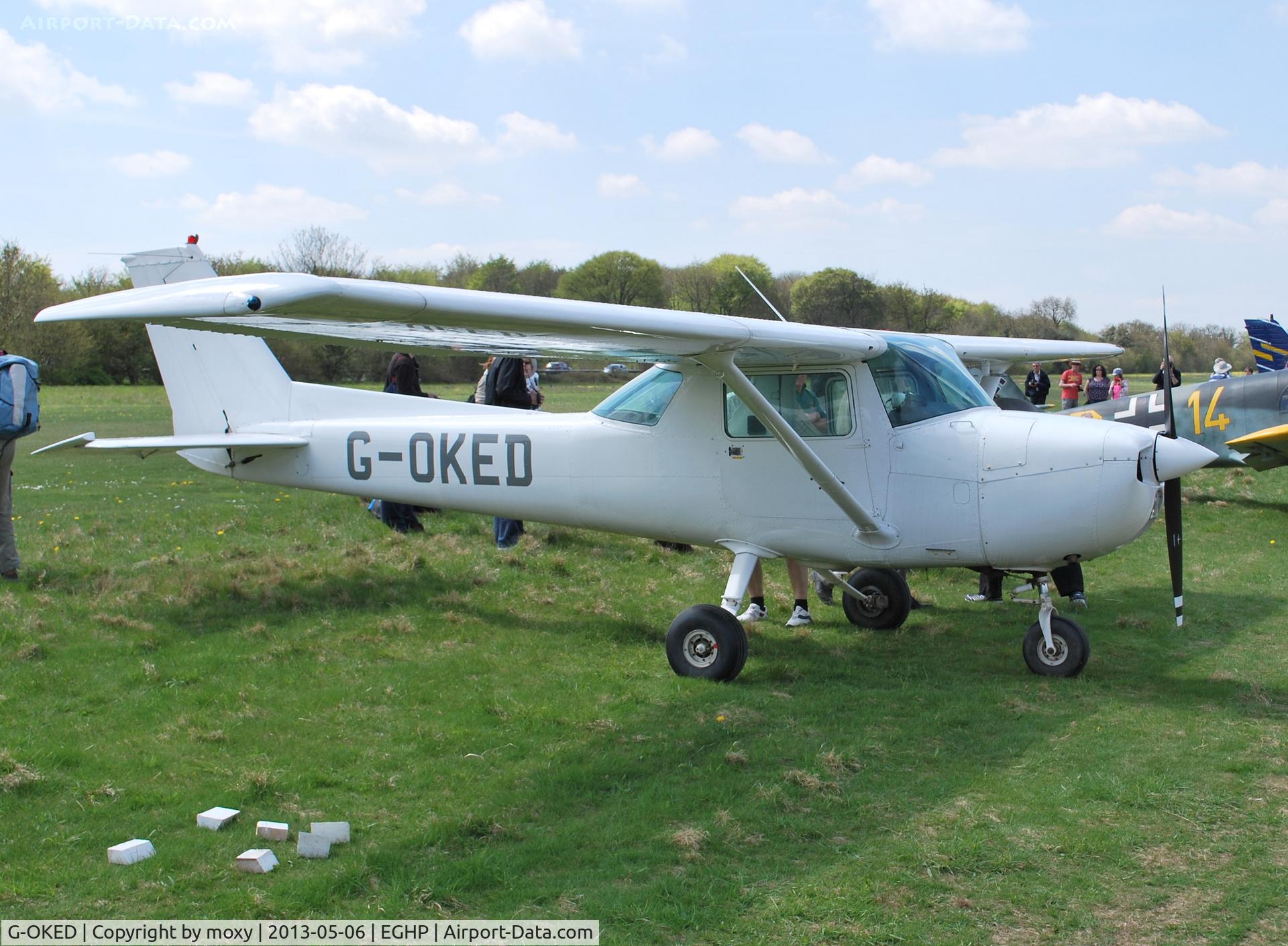 G-OKED, 1973 Cessna 150L C/N 150-74250, Cessna 150L at Popham. Ex N19223
