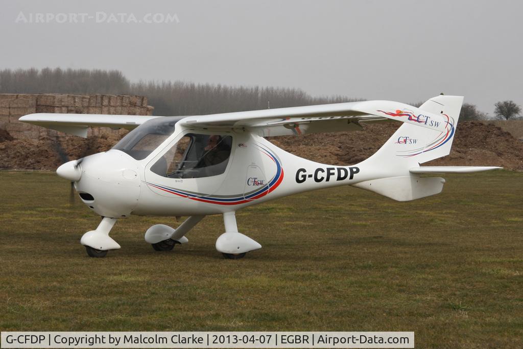 G-CFDP, 2008 Flight Design CTSW C/N 8367, Flight Design CTSW at The Real Aeroplane Club's Spring Fly-In, Breighton Airfield, April 2013.