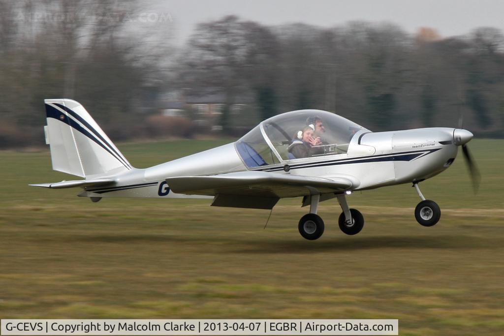 G-CEVS, 2007 Cosmik EV-97 TeamEurostar UK C/N 3102, Cosmik EV-97 Teameurostar UK  at The Real Aeroplane Club's Spring Fly-In, Breighton Airfield, April 2013.