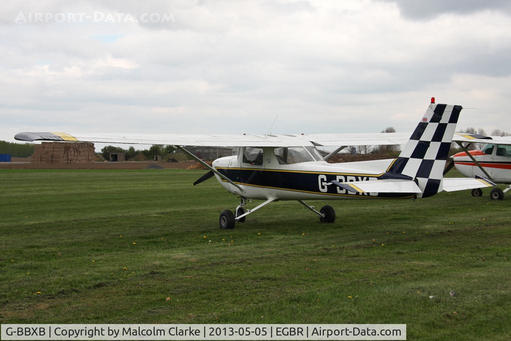 G-BBXB, 1974 Reims FRA150L Aerobat C/N 0236, Reims FRA150L Aerobat (modified) at The Real Aeroplane Club's May-hem Fly-In, Breighton Airfield, May 2013.