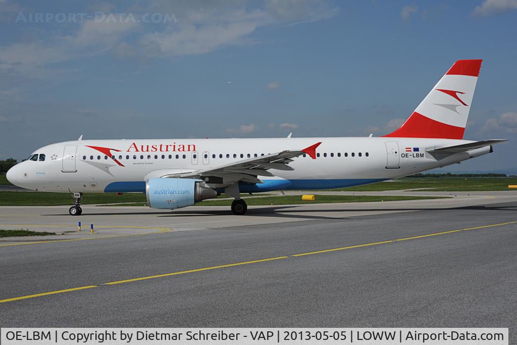 OE-LBM, 2001 Airbus A320-214 C/N 1504, Austrian Airlines Airbus 320 with Tyrolean sticker