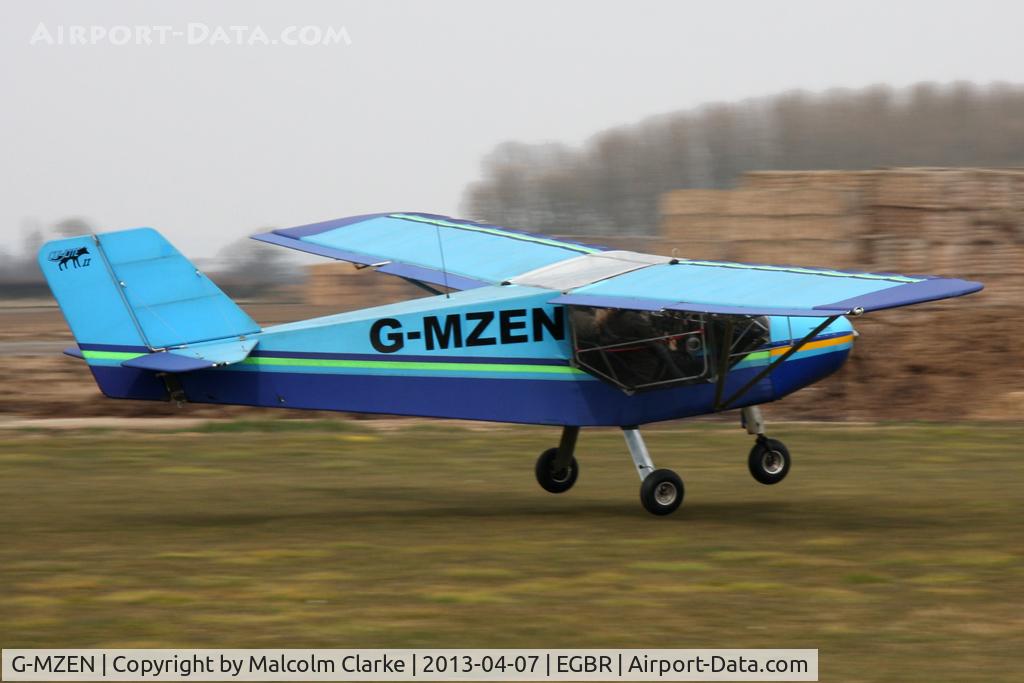 G-MZEN, 1996 Rans S-6ESD Coyote II C/N PFA 204-12823, Rans S6-ESD at The Real Aeroplane Club's Spring Fly-In, Breighton Airfield, April 2013.