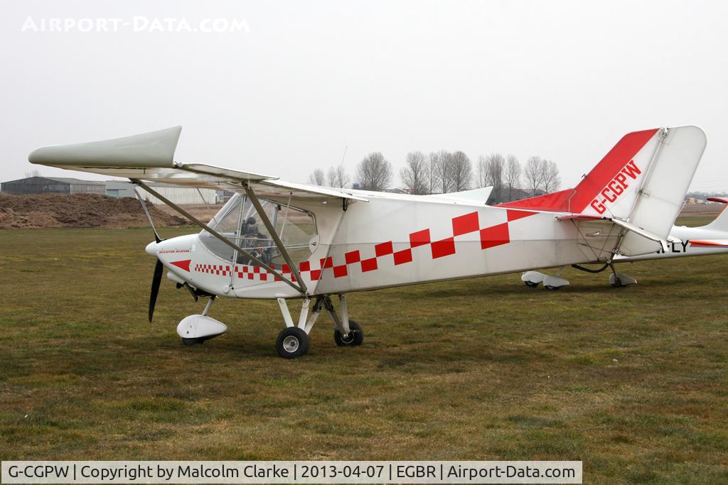 G-CGPW, 2010 Raj Hamsa X-Air Hawk C/N LAA 340-15000, X'Air Hawk at The Real Aeroplane Club's Spring Fly-In, Breighton Airfield, April 2013.