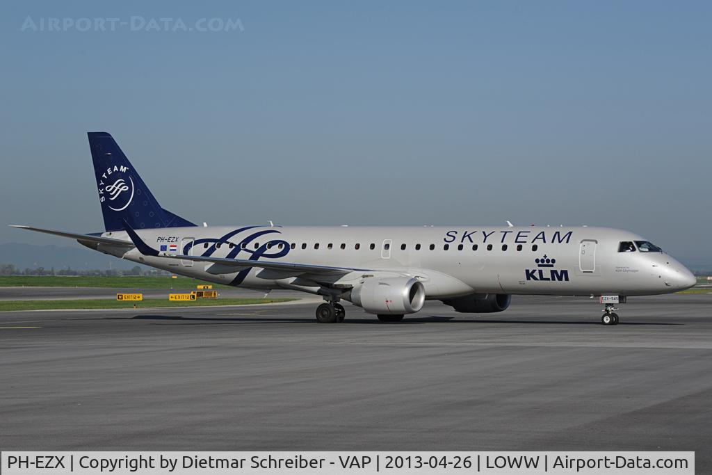 PH-EZX, 2012 Embraer 190LR (ERJ-190-100LR) C/N 19000545, KLM Embraer 190