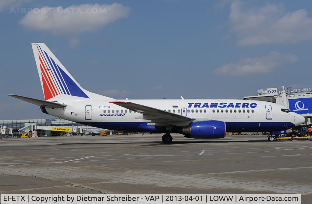 EI-ETX, 2005 Boeing 737-7Q8 C/N 29359, Transaero Boeing 737-700