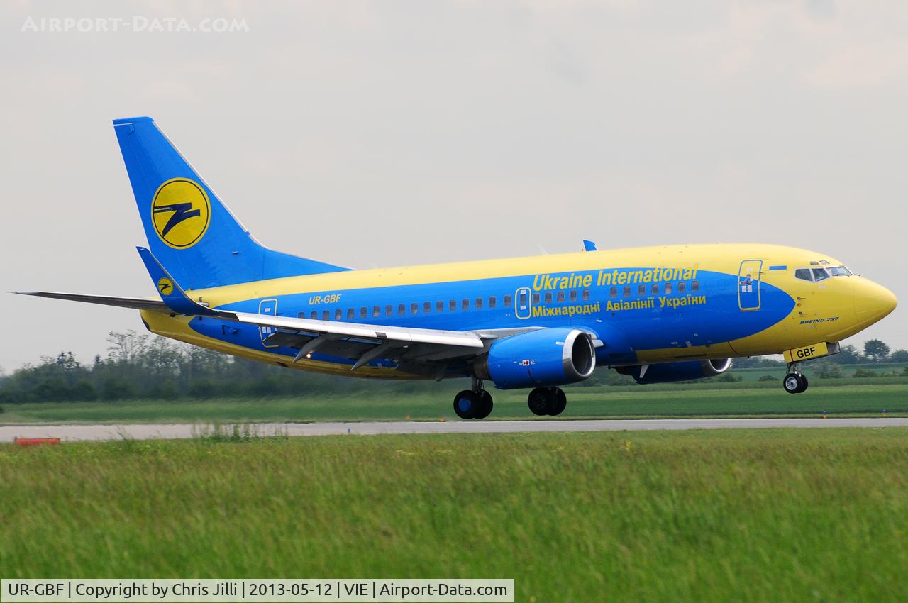 UR-GBF, 1990 Boeing 737-548 C/N 24919, Ukraine International