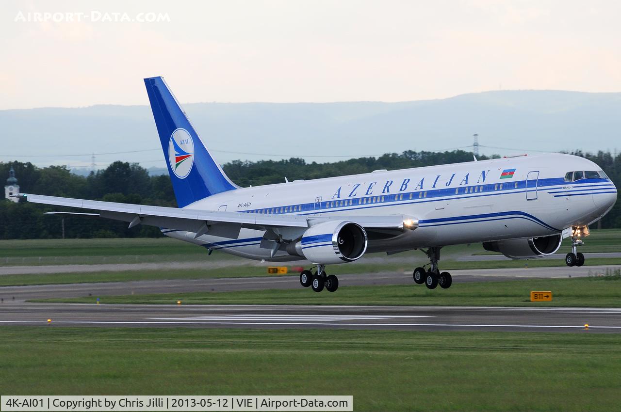 4K-AI01, 2010 Boeing 767-32L/ER C/N 40342, Azerbaijan Airlines