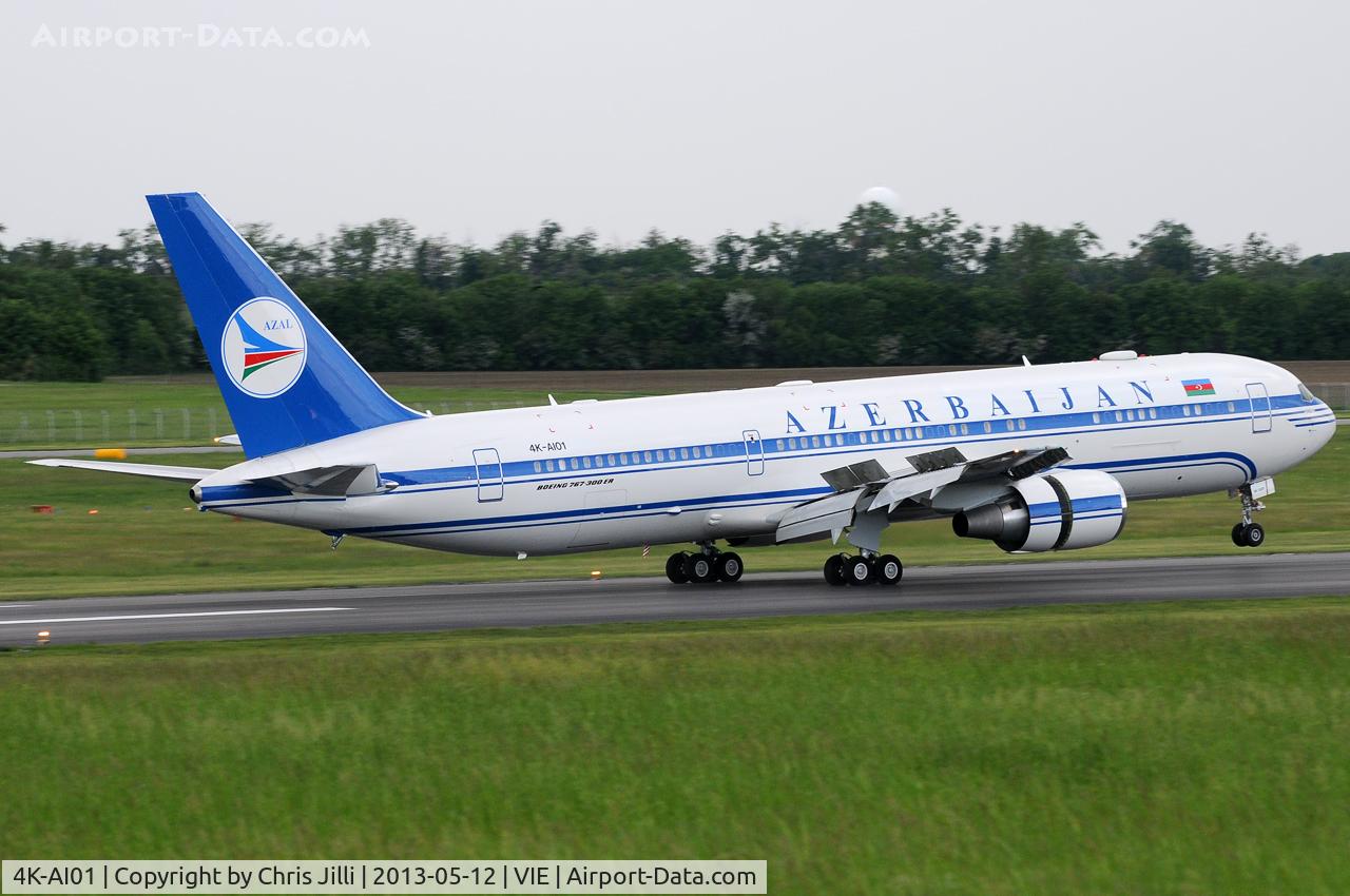 4K-AI01, 2010 Boeing 767-32L/ER C/N 40342, Azerbaijan Airlines