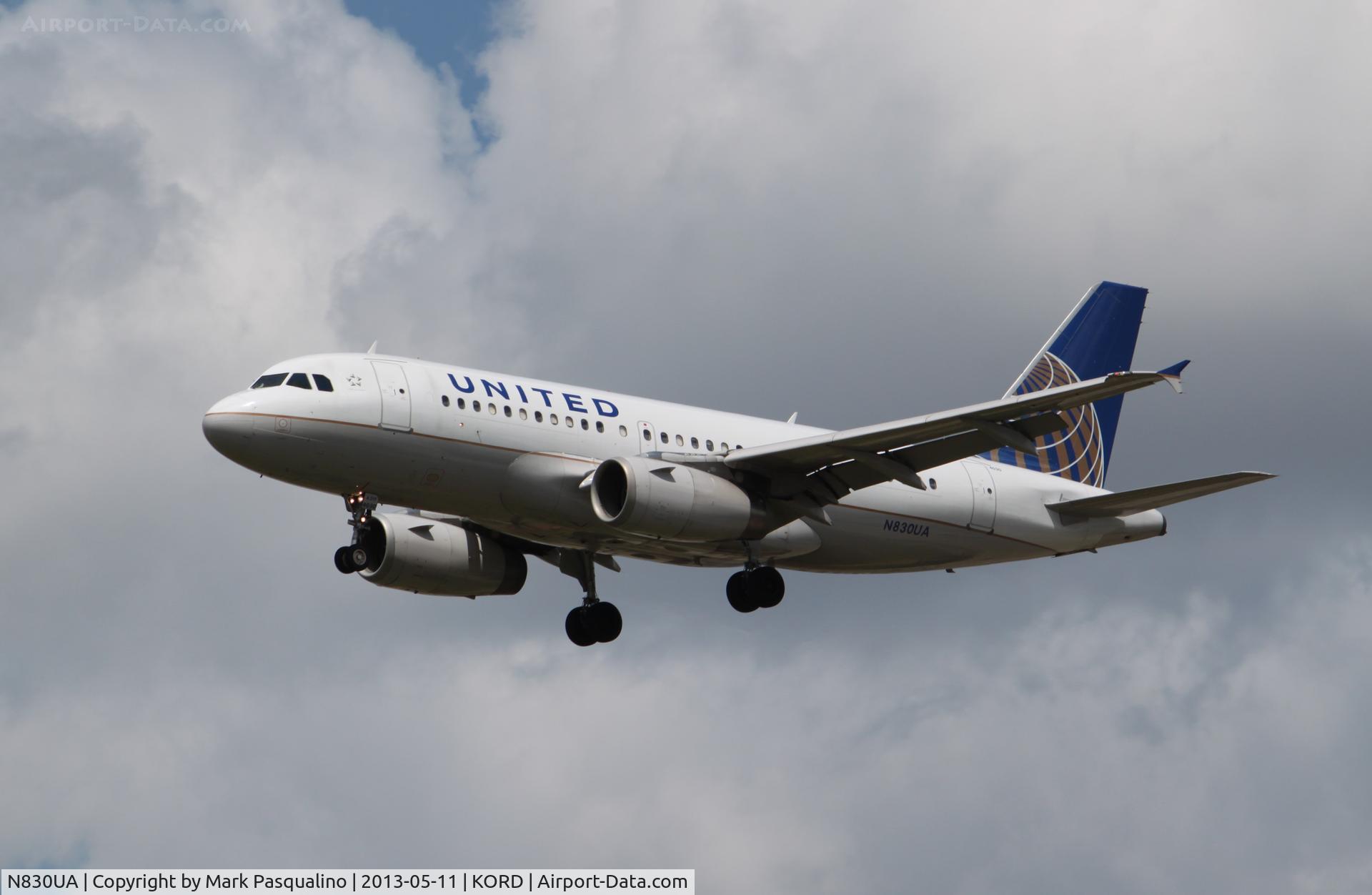 N830UA, 2000 Airbus A319-131 C/N 1243, Airbus A319