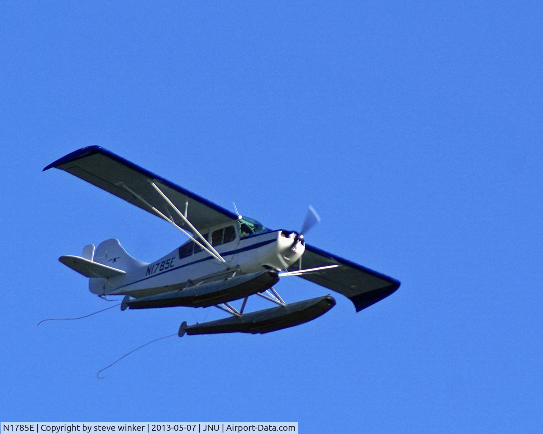 N1785E, 1946 Aeronca 7AC Champion C/N 7AC-5352, In fight Juneau Alaska