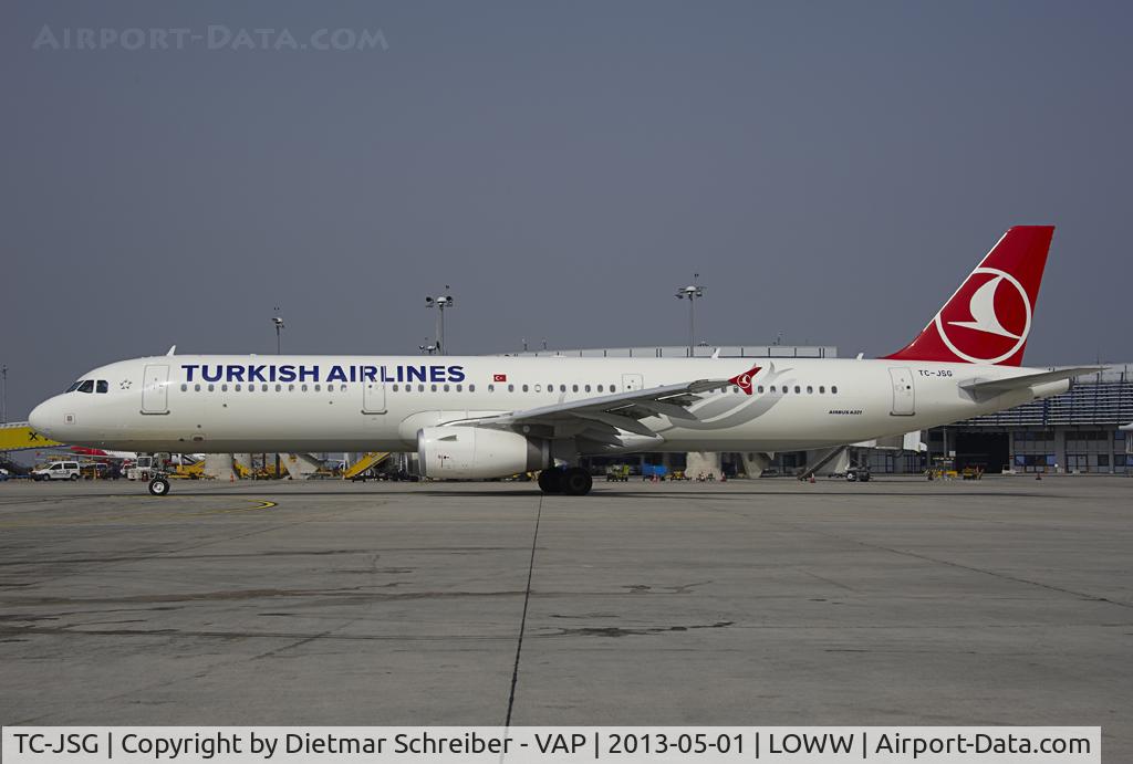 TC-JSG, 2013 Airbus A321-231 C/N 5490, Turkish Airlines Airbus 321