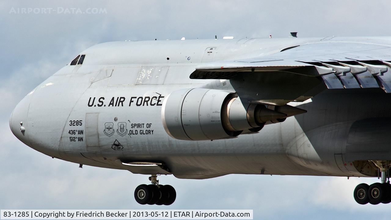 83-1285, 1983 Lockheed C-5M Super Galaxy C/N 500-0082, on final RW26
