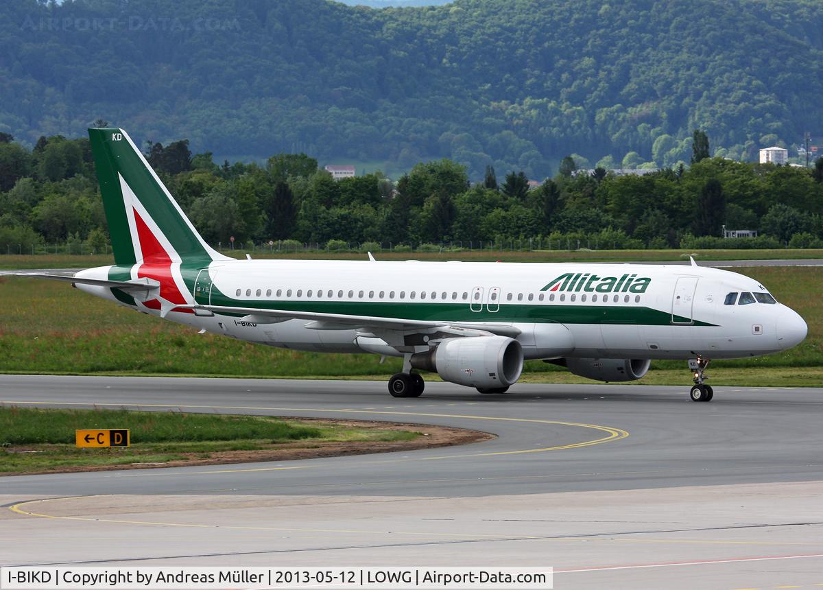 I-BIKD, 2001 Airbus A320-214 C/N 1457, Charter flight from Rome.