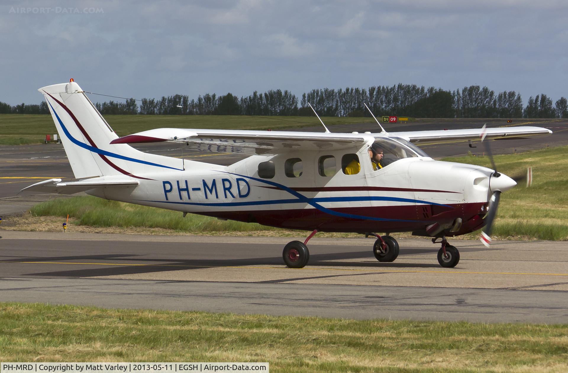 PH-MRD, 1979 Cessna P210N Pressurised Centurion C/N P210-00388, Departing SaxonAir...