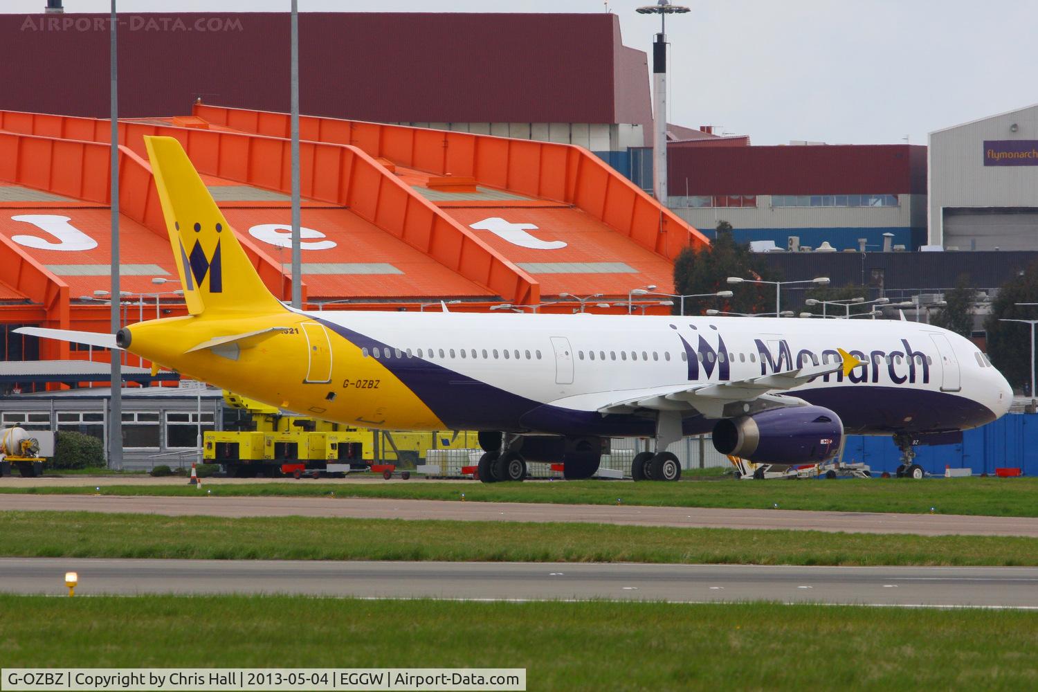 G-OZBZ, 2001 Airbus A321-231 C/N 1421, Monarch