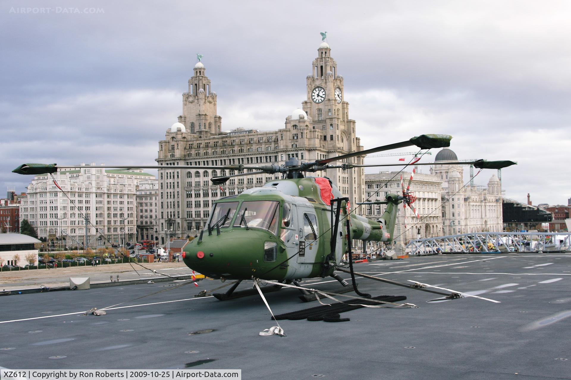 XZ612, 1980 Westland Lynx AH.7 C/N 159, Taken on board HMS Illustrious, Royal Marine Lynx AH 7