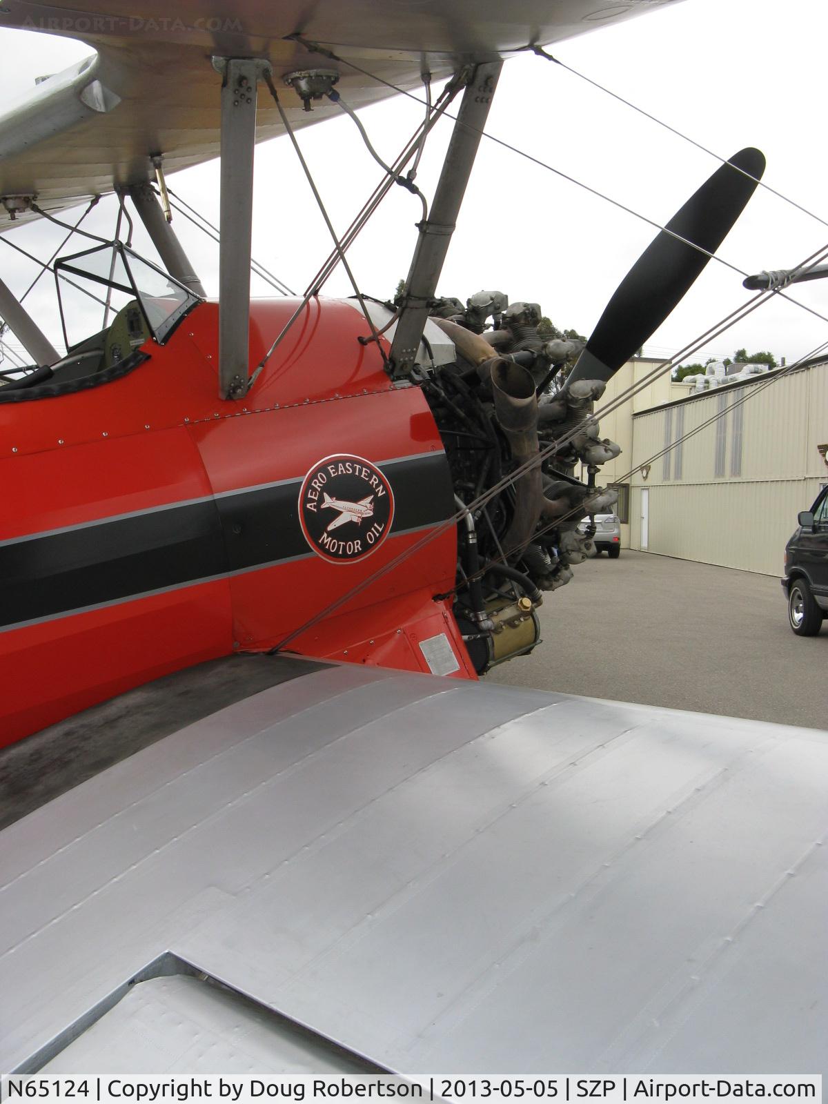 N65124, 1943 Boeing A75N1(PT17) C/N 75-1260, 1943 Boeing Stearman A75N1 (PT-17) 'Spirit of OPEC', P&W R-985 Wasp Jr. 450 Hp upgrade operated without engine cowling