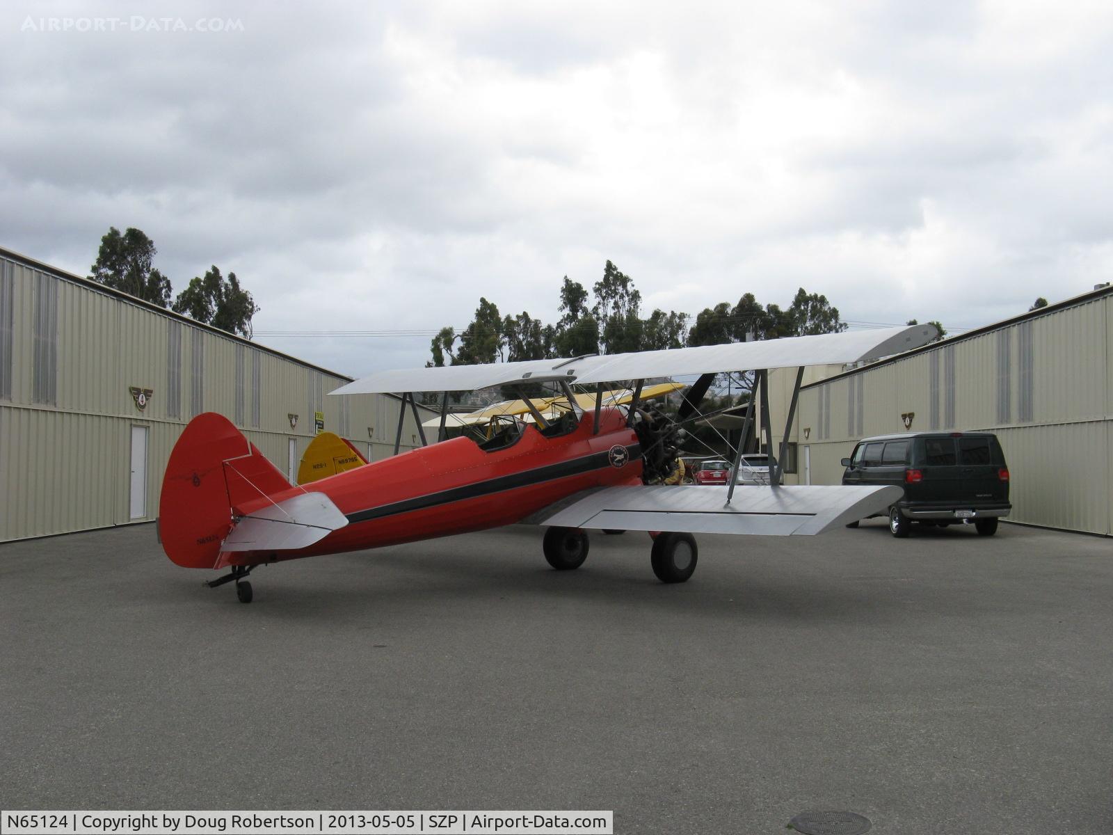 N65124, 1943 Boeing A75N1(PT17) C/N 75-1260, 1943 Boeing Stearman A75N1 (PT-17) 'Spirit of OPEC', P&W R-985 Wasp Jr. (by Jacobs) 450 Hp upgrade, squared wingtips mod, ex-cropduster, banner tow history