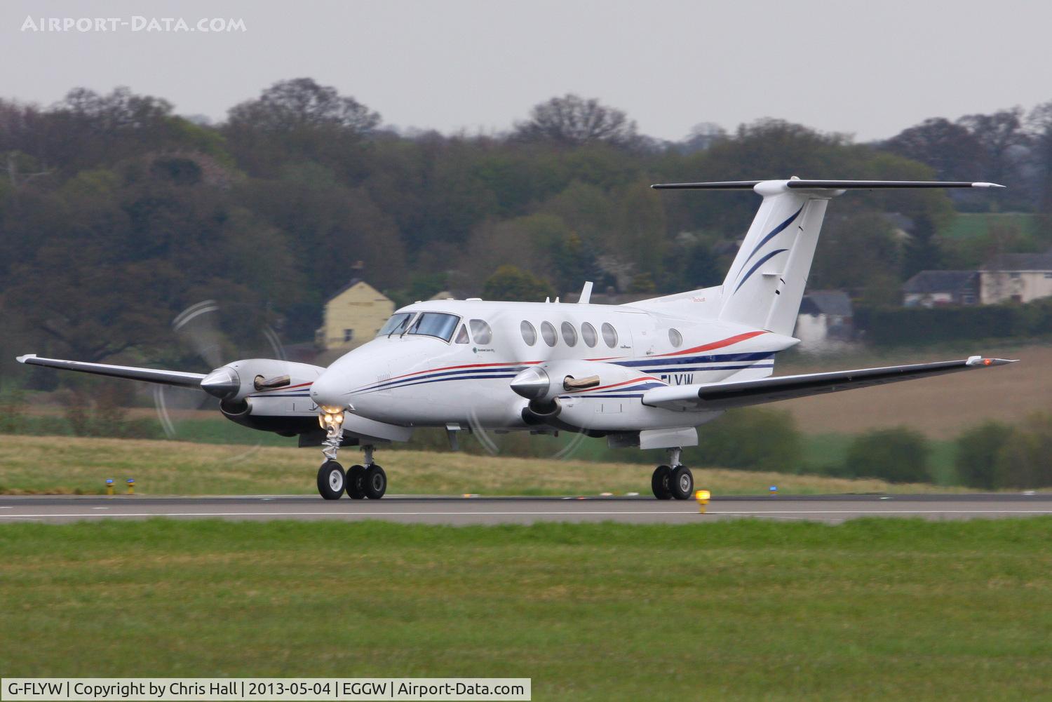 G-FLYW, 1977 Beech 200 Super King Air C/N BB-209, Flywales
