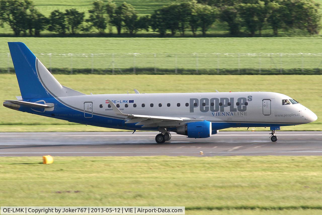 OE-LMK, 2006 Embraer 170LR (ERJ-170-100LR) C/N 17000150, People's Viennaline
