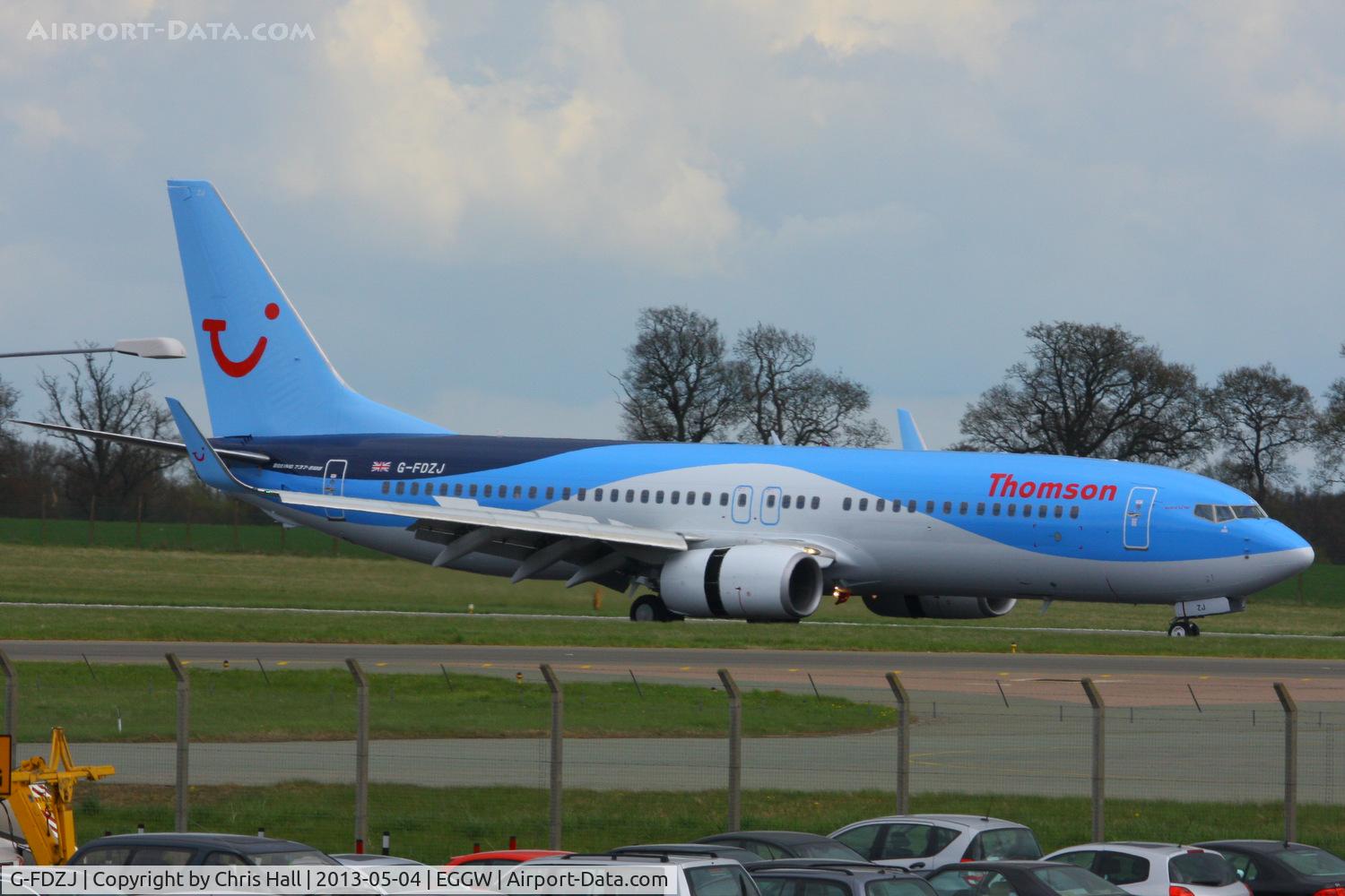 G-FDZJ, 2007 Boeing 737-8K5 C/N 34690, Thomson