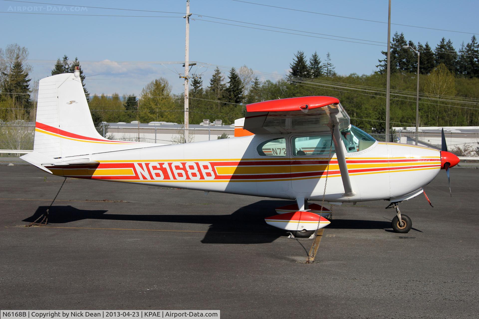 N6168B, 1957 Cessna 182A Skylane C/N 34168, KPAE/PAE