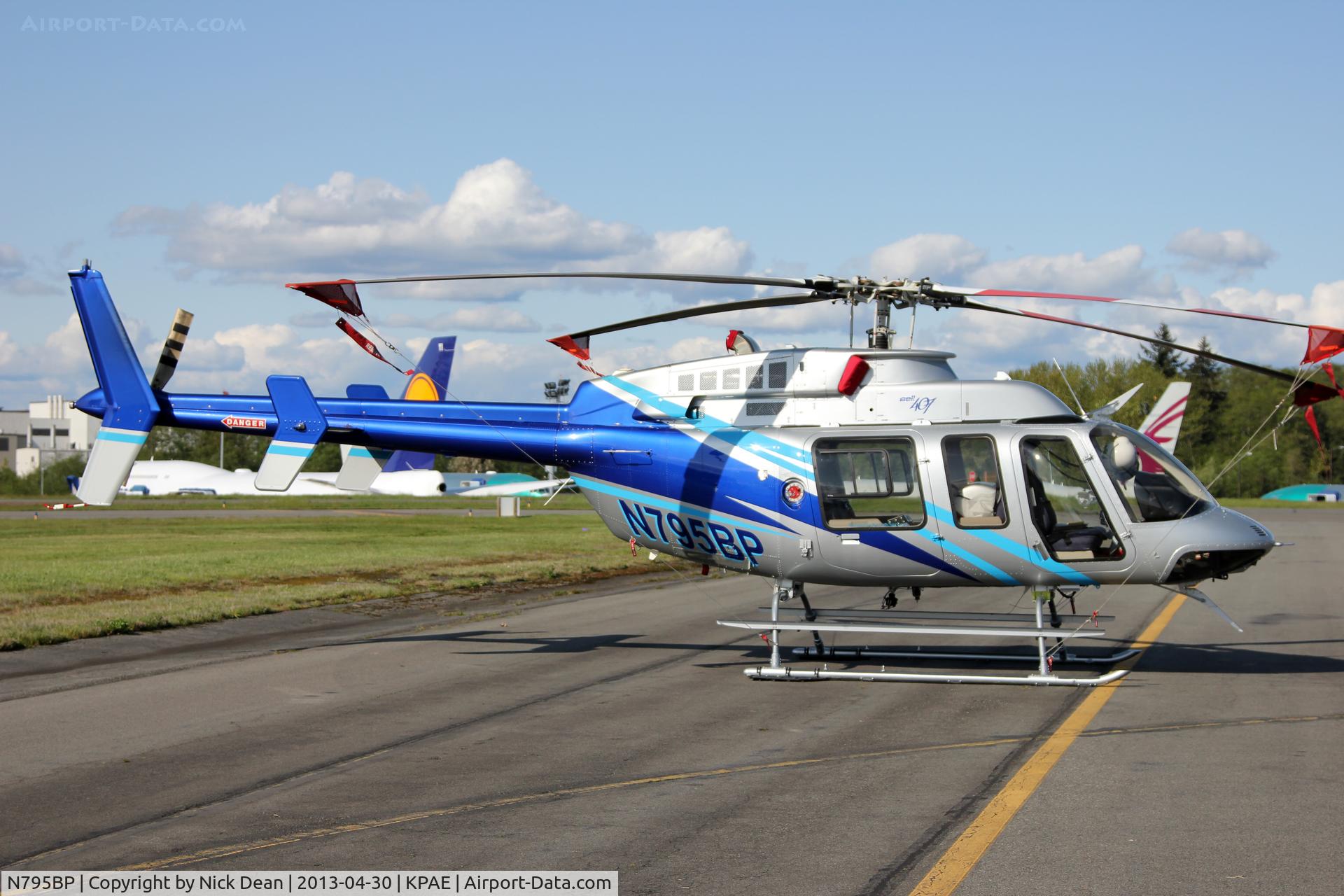 N795BP, Bell 407 C/N 53949, KPAE/PAE