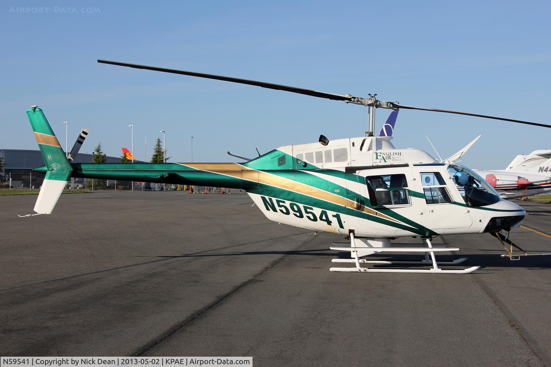 N59541, 1974 Bell 206B C/N 1412, KPAE/PAE