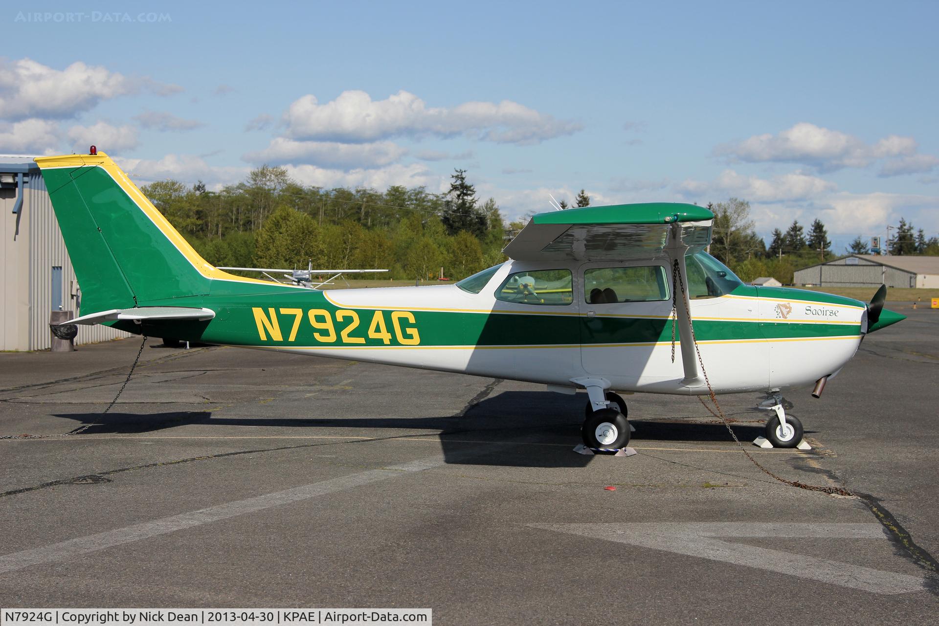 N7924G, 1970 Cessna 172L C/N 17259624, KPAE/PAE