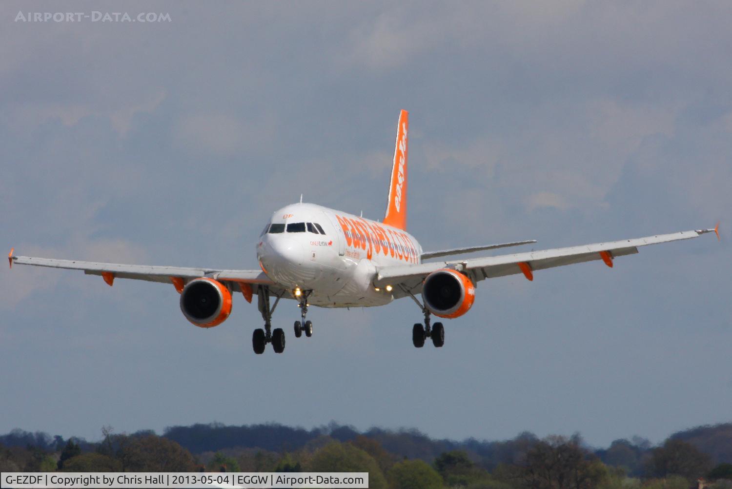 G-EZDF, 2008 Airbus A319-111 C/N 3432, easyJet